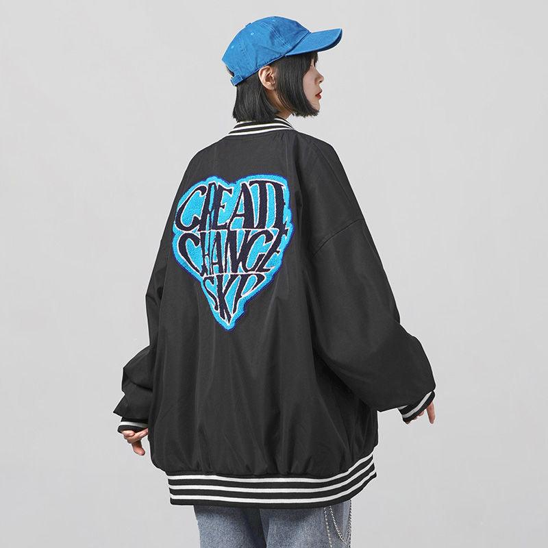 Korean Style Loose Love Country Tide Street BF Jacket - Nioor