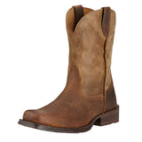 Mid-tube Low-heeled Retro Brown Men's All-match Casual Boots