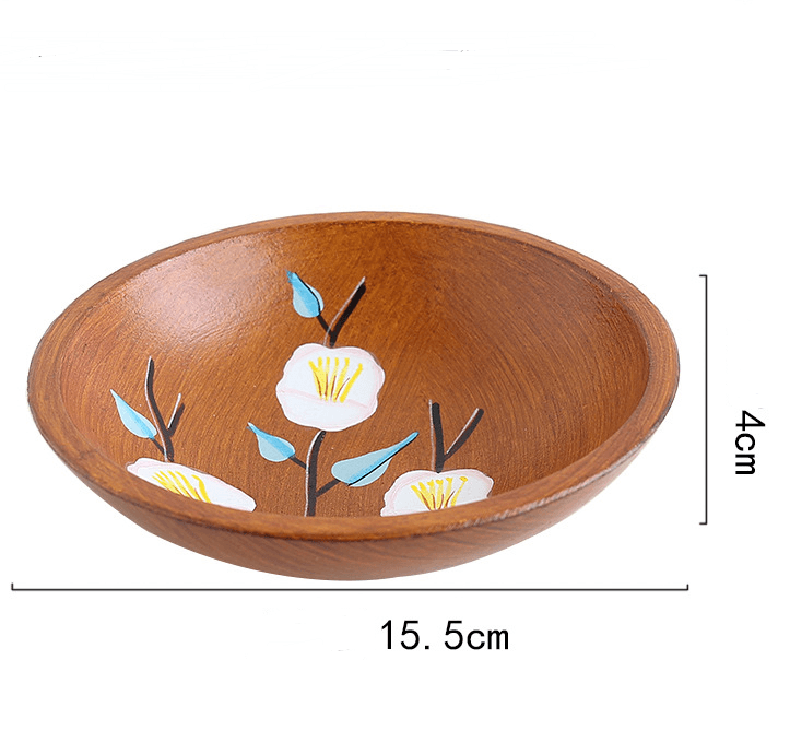 Wooden rustic fruit bowl - Nioor