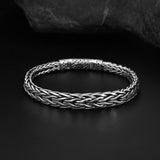 S925 Sterling Silver Fashion Hand Weaving Bracelet