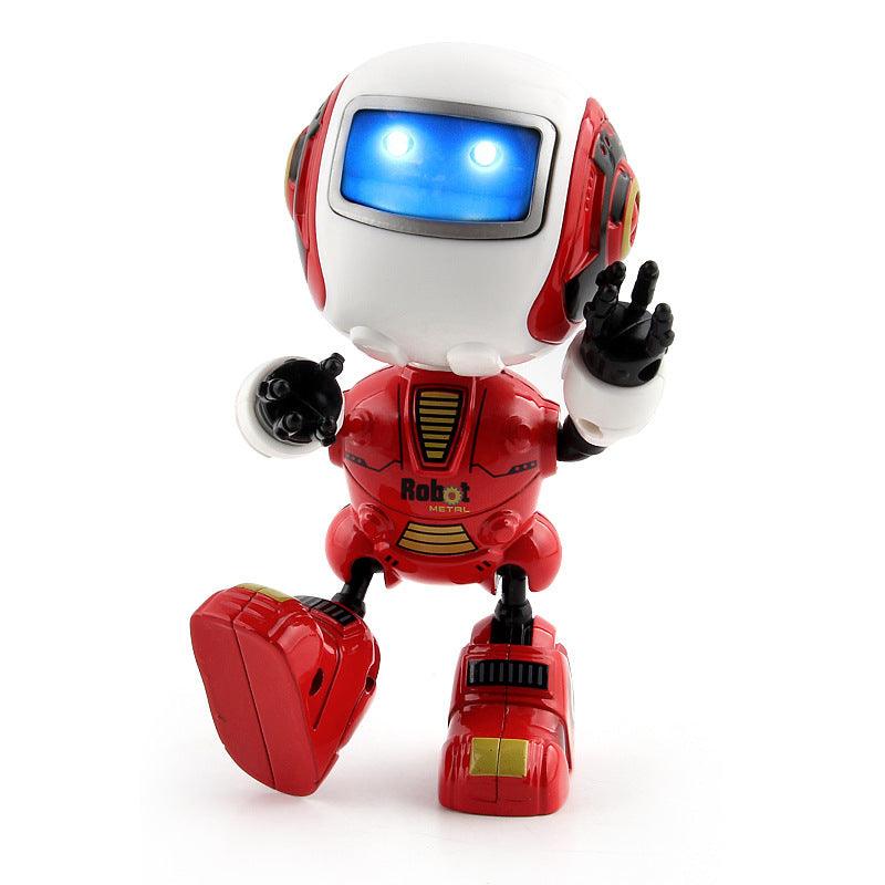 Smart Mini Alloy Robot Induction Light And Music Spaceman Toy - Nioor