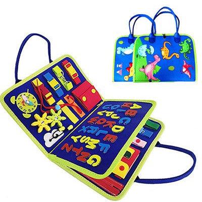 New Busy Book Children's Busy Board Dressing And Buttoning Learning Baby Early Education Preschool Sensory Learning Toy - Nioor