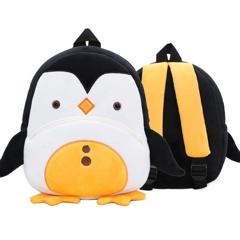 Cute Plush Backpacks Kindergarten Cartoon School Bags Children Animal Toys Bag - Nioor