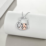 Cow Gifts Cow Necklace for Women 925 Sterling Silver I Love You Always and Forever - Nioor