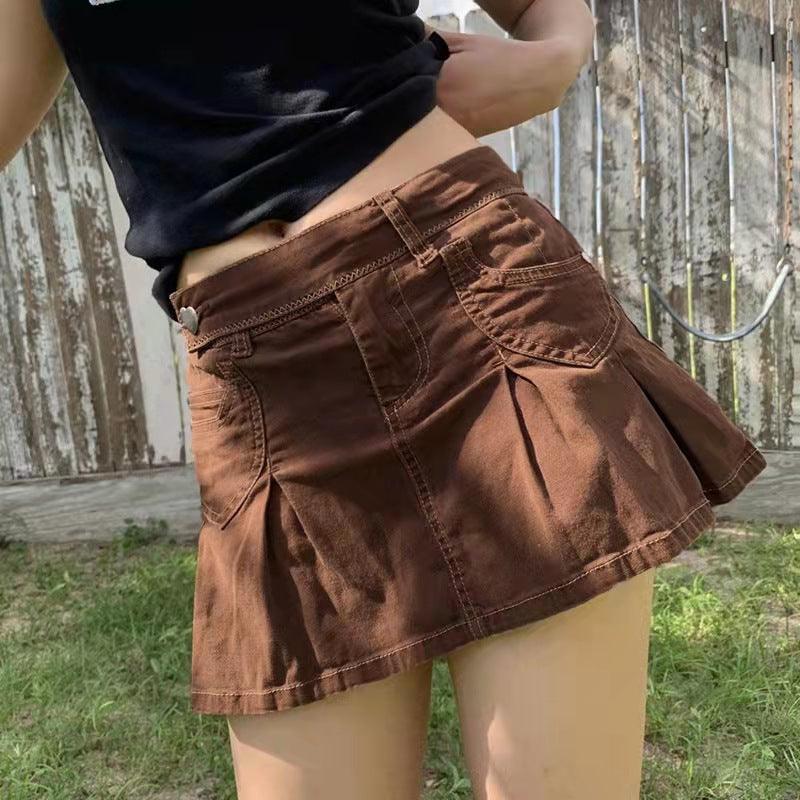 European And American Retro Style Hot Girl Culottes - Nioor