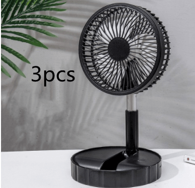 Strong Wind And Quiet Portable Telescopic Folding Fan - Nioor