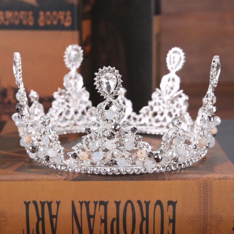 Wedding Accessories Rhinestone Alloy Retro Headband Wedding Jewelry Crown - Nioor