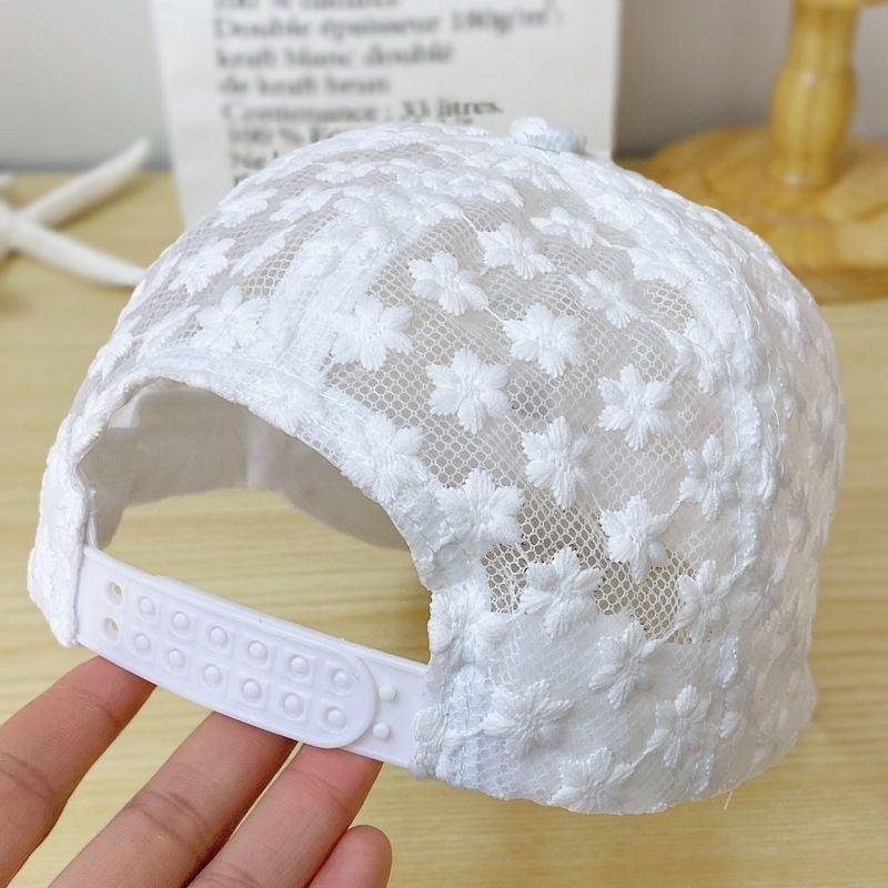 Outdoor Mesh Breathable Thin Lace Peaked Cap For Women - Nioor