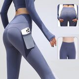 Gym Sport Seamless Leggings With Pockets Push Up High Waist Pants Women Fitness Running Yoga Pants Gym Sport Seamless Leggings - Nioor