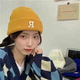 Winter Women's Good-looking Round Face Korean Knitted Woolen Cap - Nioor