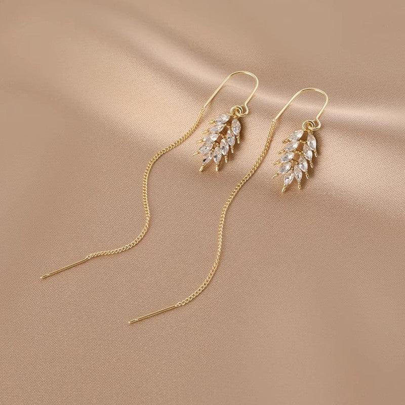 Descendants Of The Rich Tassel Ear String Earring Spring And Summer - Nioor