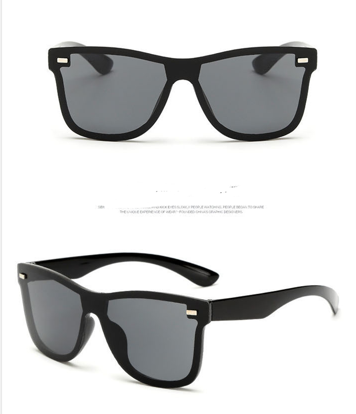 New Siamese Reflective Lens Sunglasses Retro Men and Women Driving Sunglasses Classic 007 Sunglasses