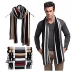 Autumn and winter fringed men's scarves - Nioor