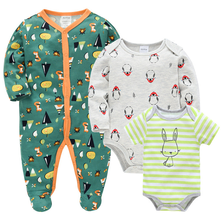 Baby 3-piece Baby Clothes For Boys and Girls