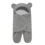 Lamb Plush Sleeping Bag Newborn Baby Swaddling Quilt - Nioor