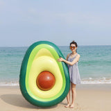 Inflatable Giant Avocado Pool Float Pool Swimming Float Swimming Ring Pool Circle Party Buoy Toy - Nioor