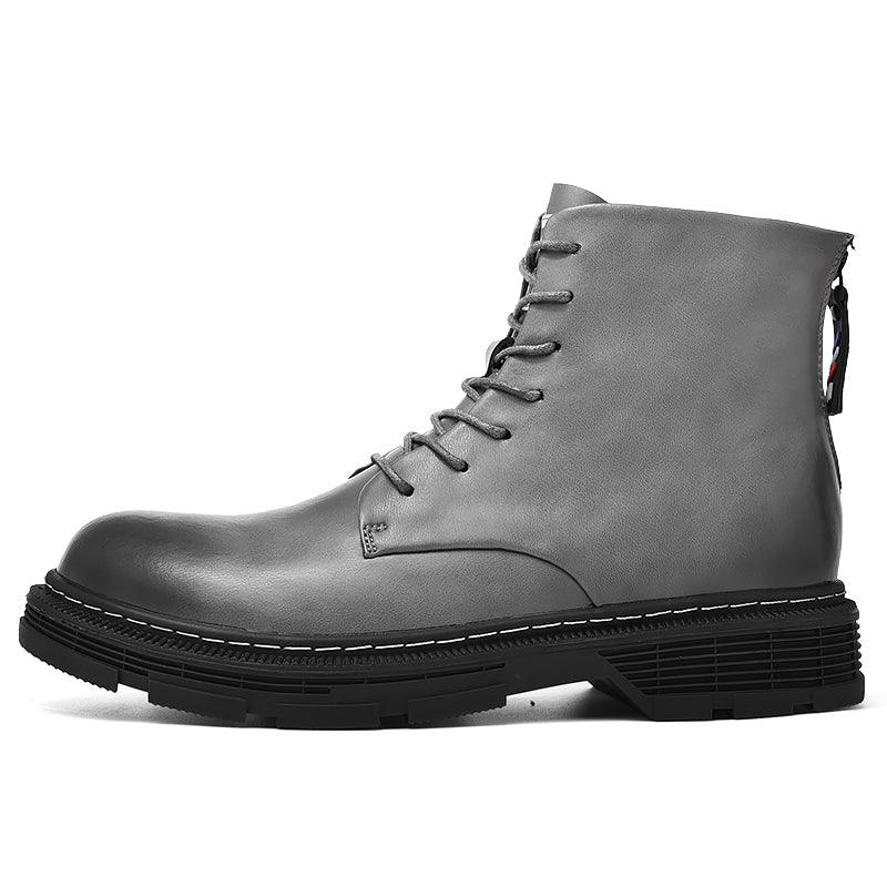 Fashion Zipper Tooling Boots Outdoor Leisure Platform - Nioor