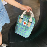 Fashion Mini cartoon checked children's backpack - Nioor