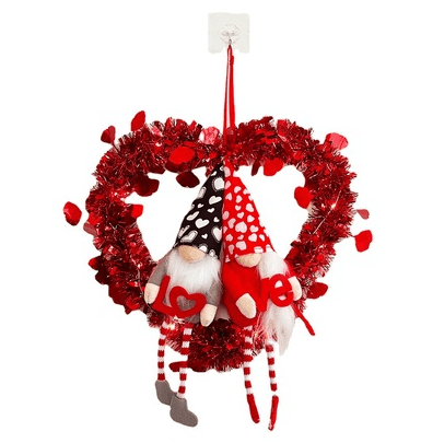 Valentine's Day Ornament Gift Faceless Doll Garland Valentine's Day Atmosphere Garland - Nioor