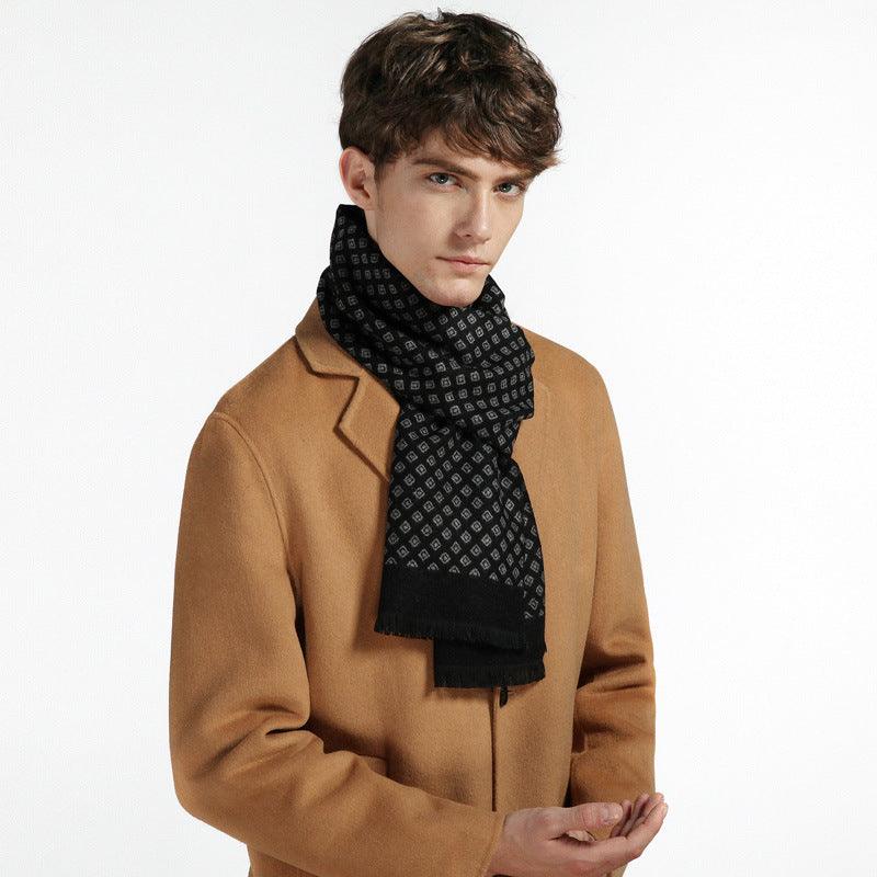 Men's Extended Cashmere All-match Warm Scarf - Nioor