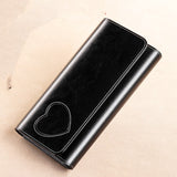 Women's Long Genuine Leather Large Capacity Wallet