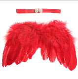 Children's Headband With Angel Feather Wings