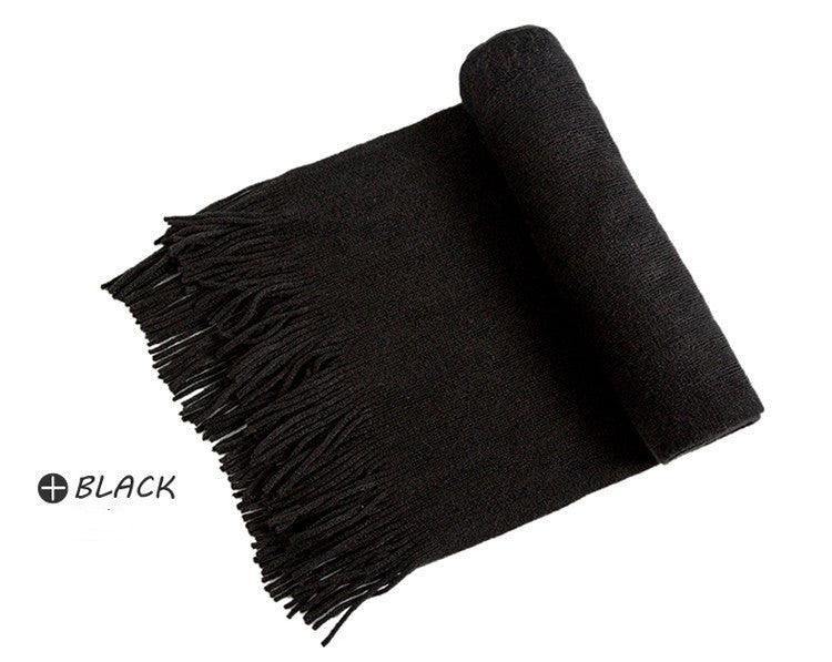 Boy Student's Winter Thick Cashmere Scarf - Nioor