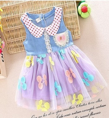 Baby Dress Girl Summer Short Sleeved Princess Skirt