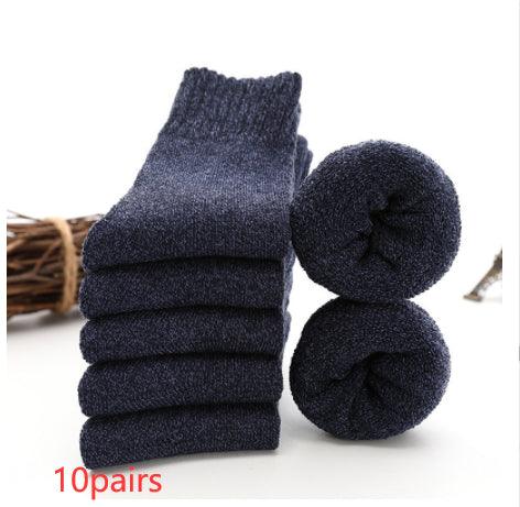 Tube Socks Thick Fleece-lined Warm Terry - Nioor