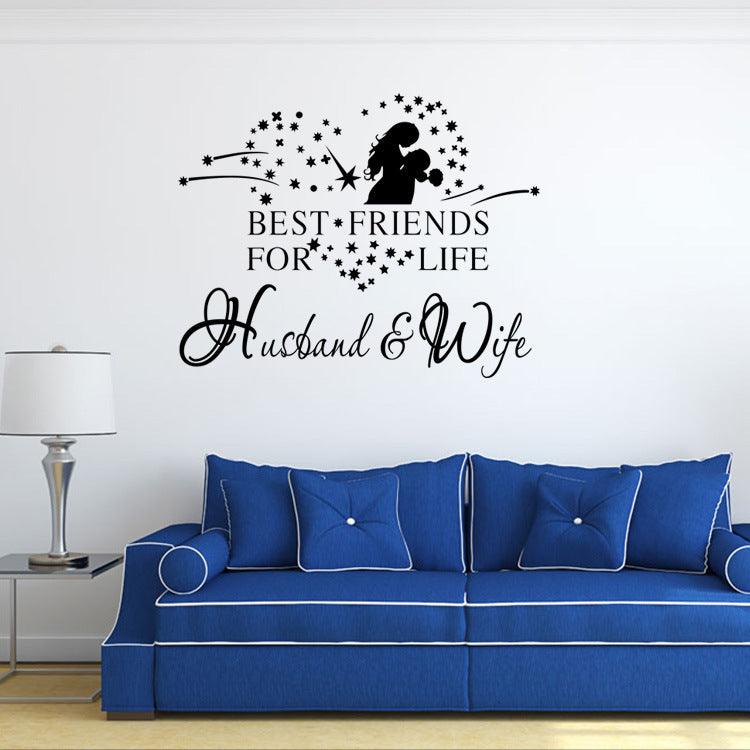 English Proverbs Wall Sticker Valentine's Word Sticker - Nioor