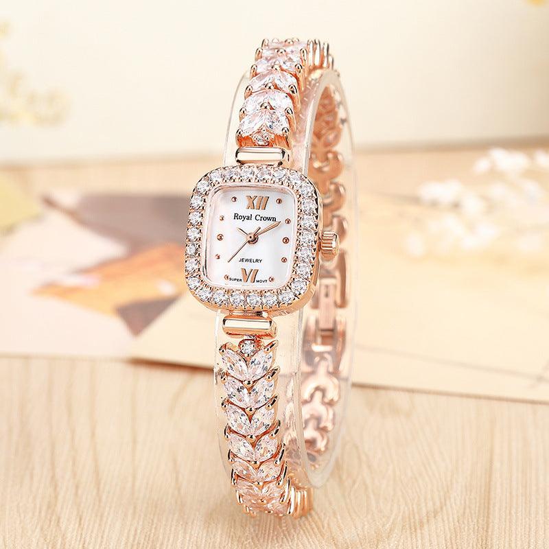 Watch Bracelet Quartz Full Star Diamond Women's Watch - Nioor