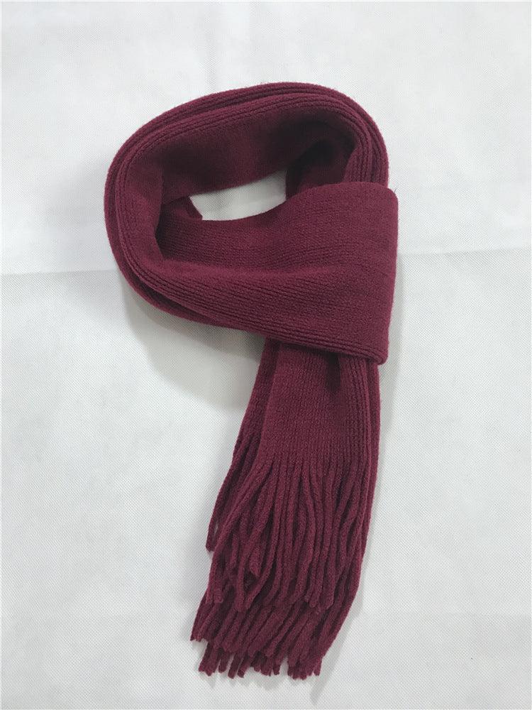 Boy Student's Winter Thick Cashmere Scarf - Nioor