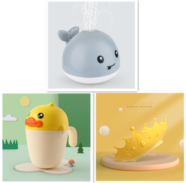 New Baby Bathroom Bath Electric Induction Whale Spray Small Toy - Nioor