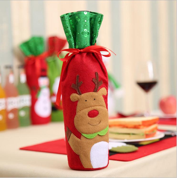 Christmas Decorations Christmas Wine Bottle Socks - Nioor