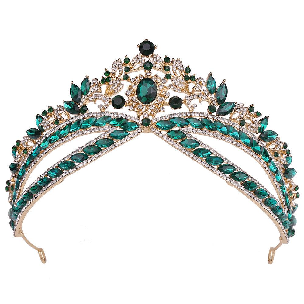 Wedding Crown Headdress Bridal Rhinestone Wedding Style Crown Accessories - Nioor