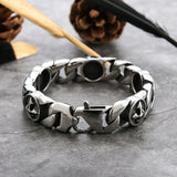 Retro Fashion Cross Titanium Steel Men's Bracelet