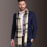 New Europe Fashion Shawl Scarves Men Winter Warm Tartan - Nioor