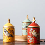 New Chinese Ceramic Storage Candy Jar Simple Ornament - Nioor