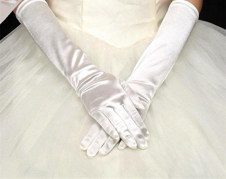 Bridal Gloves Wedding Dress Show Banquet - Nioor