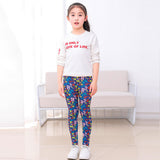 Middle-aged Children's Leggings With Stretch Print