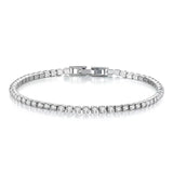 4mm Single Row Diamond All-match Simple Bracelet Women