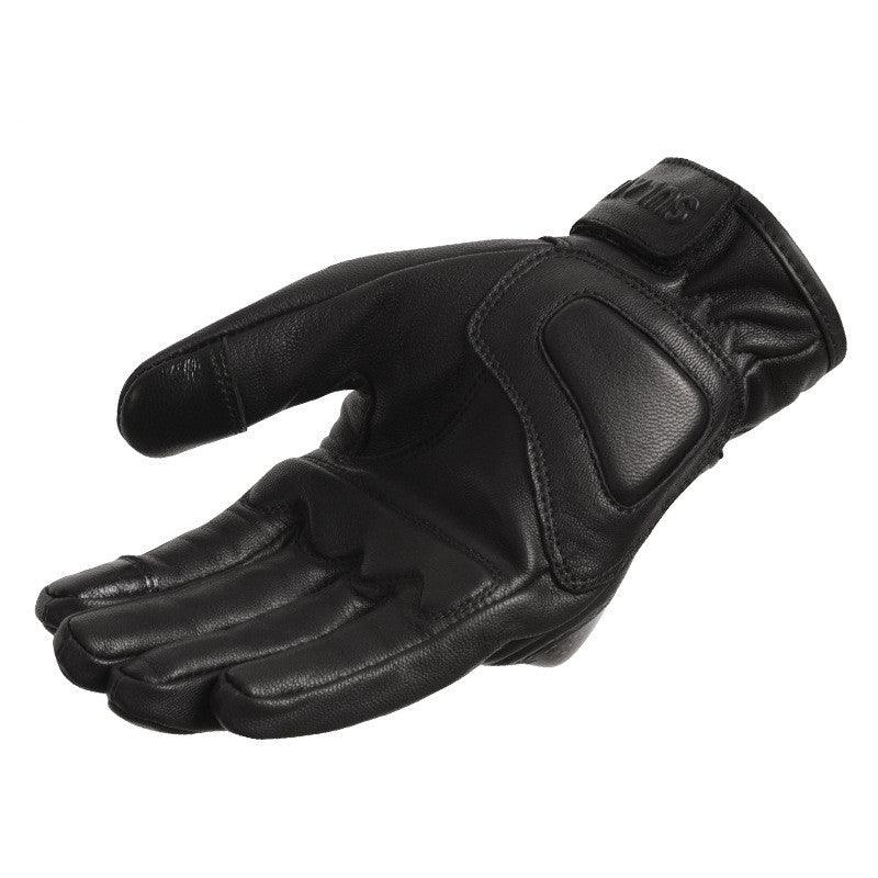 Men's And Women's Motorcycle Sheepskin Riding Full Finger Gloves - Nioor