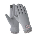 Gloves Women's Skin-feeling Fabric Soft And Windproof - Nioor