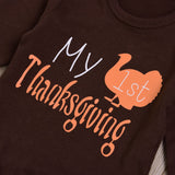 Baby Suit Thanksgiving Turkey Three-piece Suit