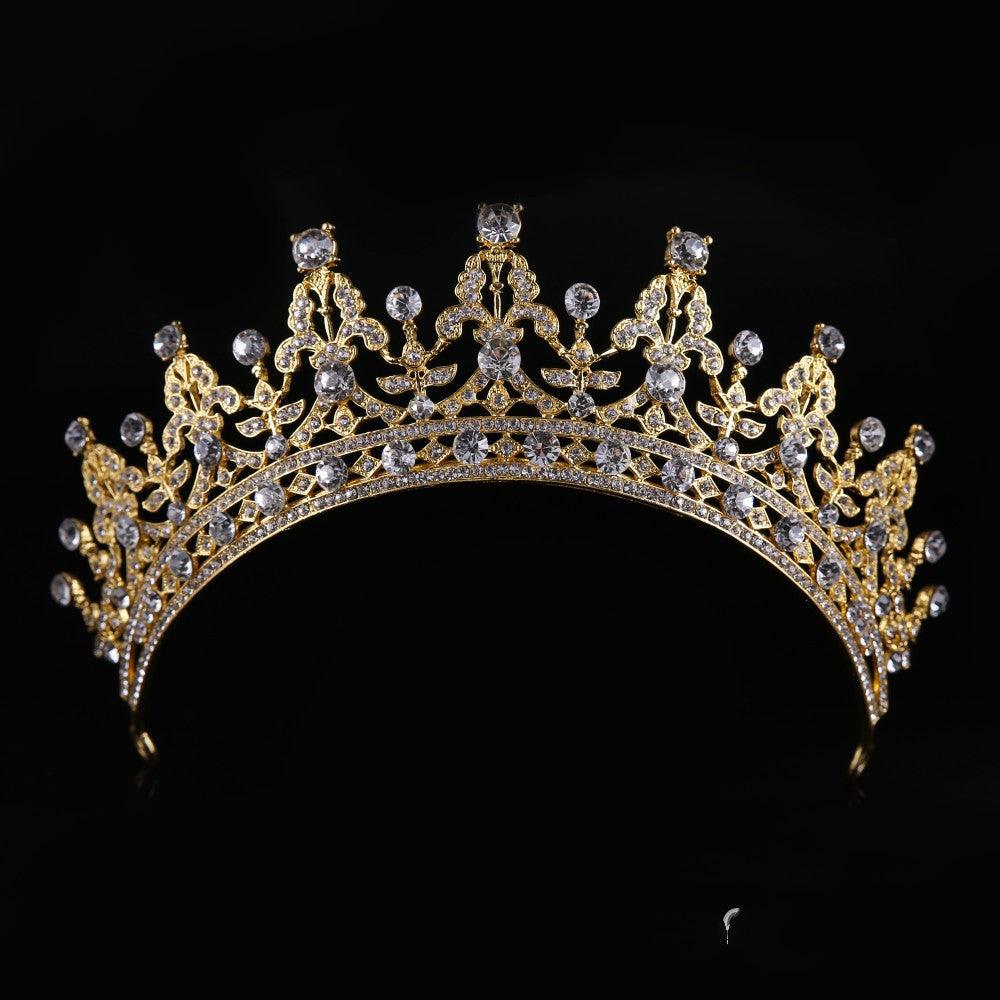 Queen Bridal Wedding Crown Headdress - Nioor