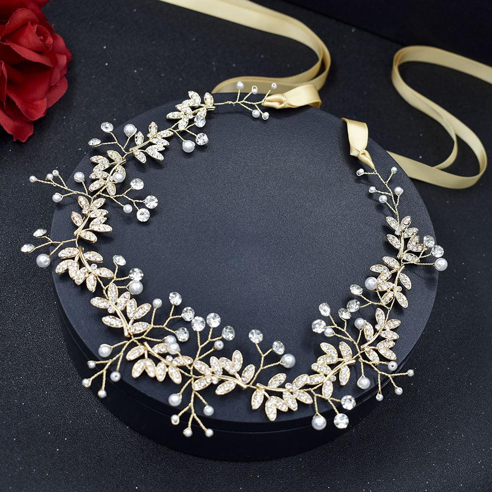 Bridal Hair Band Rhinestone Alloy - Nioor