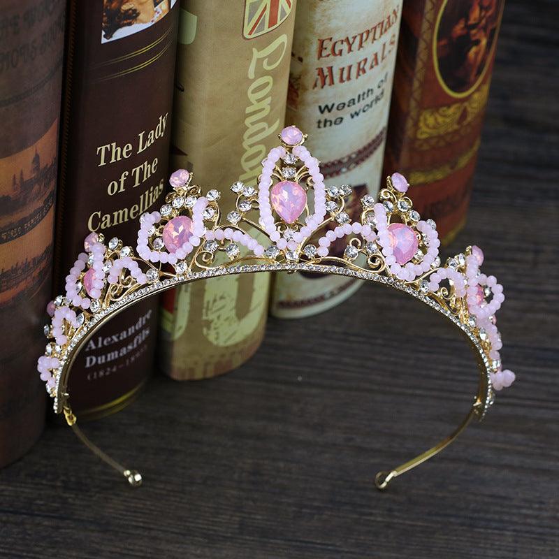 Cake Crown Children's Princess Bridal Wedding Headdress - Nioor