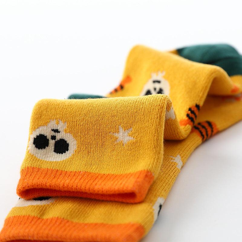 Children's Halloween Terry Mid-calf Socks - Nioor