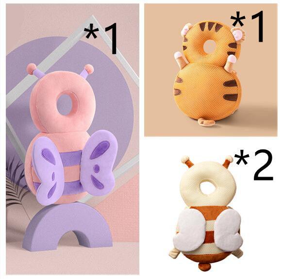 Baby Toddler Headrest Child Protection Baby Head Protection Cushion Cute Angel Wings - Nioor