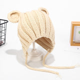 Ear Protection Knitted Baby Woolen Cute Hat